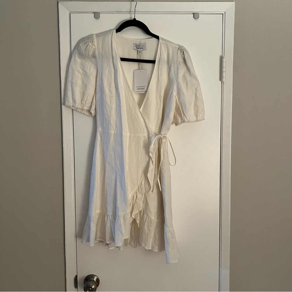 & other stories wrap dress - size M